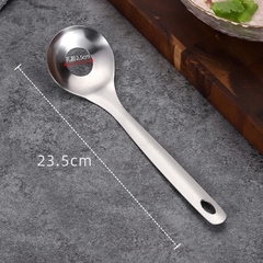 Muỗng inox làm thịt viên, cá viên