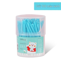 Hộp 100 tăm bông ráy tai 2 đầu đa năng