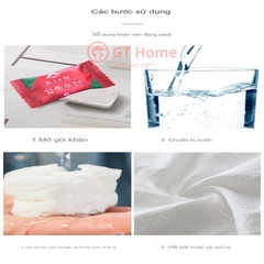 Khăn tắm nén dùng 1 lần