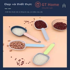 Muỗng đong gạo, xúc gạo có kẹp