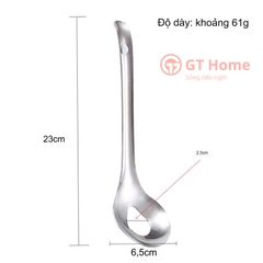 Muỗng inox làm thịt viên, cá viên
