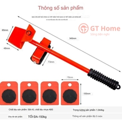 Bộ Bánh xe nâng chuyển đồ nặng