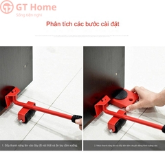 Bộ Bánh xe nâng chuyển đồ nặng