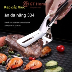 Kẹp inox gắp - lật cá, thịt chiên
