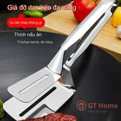 Kẹp inox gắp - lật cá, thịt chiên