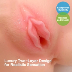 Âm đạo giả 1kg6 mềm mại có lỗ hậu ADF226