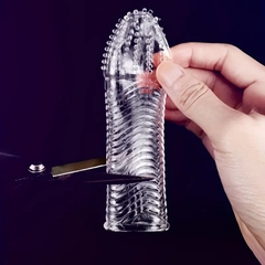 Bao đôn trong suốt tăng kích thước dương vật đầu gai