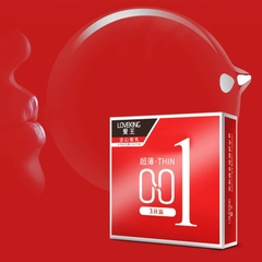 Bao cao su siêu mỏng nhiệt King Love 001