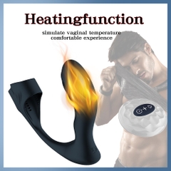 Butt plug rung điều khiển từ xa siêu mạnh có sưởi ấm