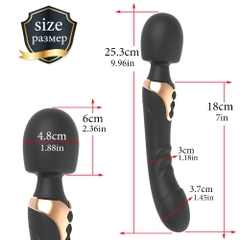 Chày rung massage đầu đôi Mick AV Stick