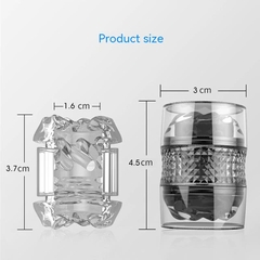 Cốc thủ dâm hai đầu trong suốt Lulu Crystal