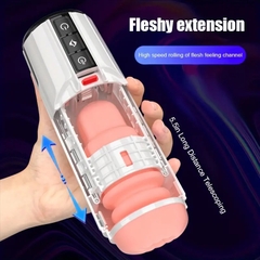 Cốc thủ dâm tự động Space Sex có sưởi ấm, rên rỉ gợi dục