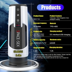 Cốc thủ dâm tự động Space Sex có sưởi ấm, rên rỉ gợi dục