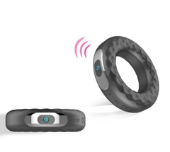 Vòng đeo dương vật có rung 10 tần số Donut