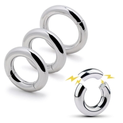 Magnetic Cockring - Vòng đeo dương vật inox nam châm