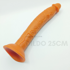 Dương vật giả siêu mềm dẻo 25cm M07 Gold