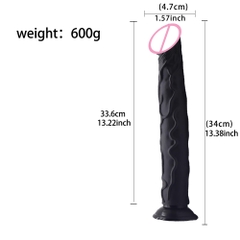 Dương vật giả Jiuxi 34cm gân guốc