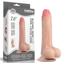 Dương vật giả Lovetoy 7'' Sliding Skin Dual Layer Dong