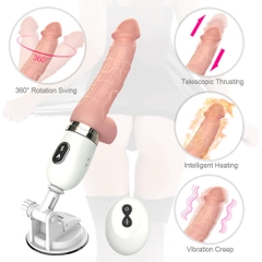 Dương vật giả đa năng rung duỗi sưởi ấm chính hãng Dibe