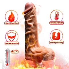 Dương vật giả tự động Yeain dildo rung thụt sưởi ấm 18cm