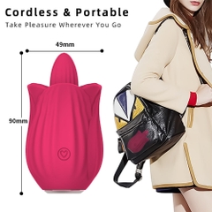 Máy rung liếm massage âm vật, nhũ hoa Omy