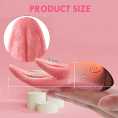 Lưỡi kép rung liếm kích thích đầy khoái cảm - Tongue Licking Vibrator