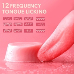 Lưỡi kép rung liếm kích thích đầy khoái cảm - Tongue Licking Vibrator