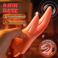 Lưỡi kép rung liếm kích thích đầy khoái cảm - Tongue Licking Vibrator