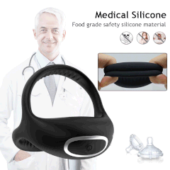 Cockring Mizzee kết cấu 3 vòng khóa có rung mạnh điều khiển qua app