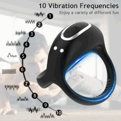 Cockring Mizzee kết cấu 3 vòng khóa có rung mạnh điều khiển qua app