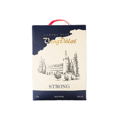 VANG ĐÀ LẠT STRONG RED WINE HỘP 3L