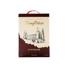 VANG ĐÀ LẠT SUPERIOR RED WINE HỘP 3L