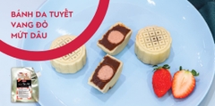 BÁNH DA TUYẾT VANG ĐỎ MỨT DÂU