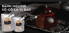 BÁNH MOUSSE SÔ-CÔ-LA VỊ ĐÀO