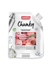 MỨT CHUNKY ĐÀO TRẮNG HOA ANH ĐÀO TÚI 1KG