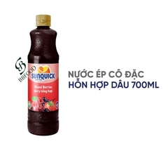 Nước ép trái cây hỗn hợp quả mọng cô đặc Sunquick 700 ML