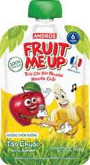 FRUIT ME UP TÁO-CHUỐI TÚI 90G