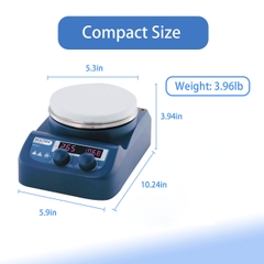Máy khuấy từ gia nhiệt hiển thị số (Magnetic Stirrer Hotplate), hãng Biologix-USA