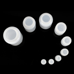 Lọ nhựa HDPE, màu trắng, miệng rộng (Reagent Bottles-Natural Color), dung tích 500ml, hãng Biologix