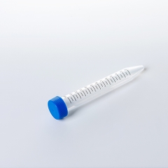 Ống ly tâm nhựa 15ml, nắp phẳng, Centrifuge Tubes (tiệt trùng), 25 cái/Túi, 50 cái/Rack, Hãng Biologix- USA