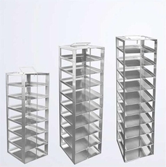 Giá đỡ bằng thép không gỉ (Vertical Type Stainless Steel Freezer Racks), thương hiệu CryoKING