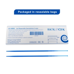 Que cấy vi sinh đầu tròn 1μl-10μl, 25 chiếc/túi, tiệt trùng. Hãng Biologix-USA