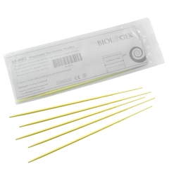 Que cấy vi sinh đầu kim, Túi 25 chiếc, tiệt trùng, Hãng Biologix-USA