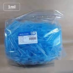 Đầu côn xanh 1000ul, hộp 100 chiếc/túi 1000 chiếc, RNase & DNase free, non-pyrogenic  biologix