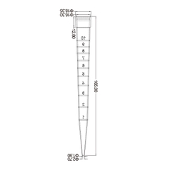 Đầu côn 5ml, 10ml (Pipette Tips), hộp 24 chiếc tiệt trùng hoặc gói 100 chiếc, phù hợp với Pipette Biologix, Eppendorf, Biohit