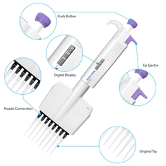 Pipete 8 kênh, MicroPette Plus Pipettes: 8-Channel, 10μL-300μL, hãng Biologix-USA