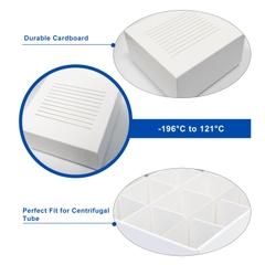 Hộp đựng ống ly tâm 15 ml, 50ml, Cardboard Centrifuge Tubes, Hãng Biologix- Mỹ