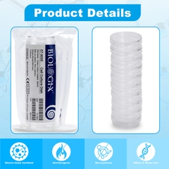 Đĩa nuôi cấy tế bào 30mm-150mm, (Cell Culture Dishes), 10 cái/túi tiệt trùng, Hãng Biologix-USA