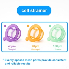 Màng lọc tế bào, tiệt trùng, 40μm, 70μm hoặc 100μm. (Cell Strainers) hãng Biologix