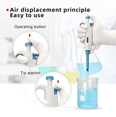 Pipet tự động 1 kênh (Micro Pipette) dải thể tích từ 0,1μL-5000μL